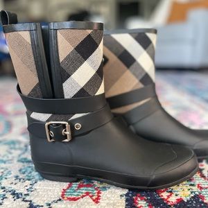 Burberry Rubber Rain Boots